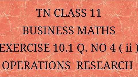 TN class 11 maths chapter 10 exercise 10.1 question number 4( ii)