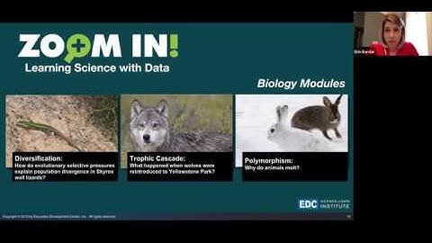 Zoom In! Learning Science with (a Galaxy of) Data