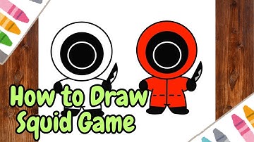 How to Draw Squid Game Guard | Netflix (Circle Guard)