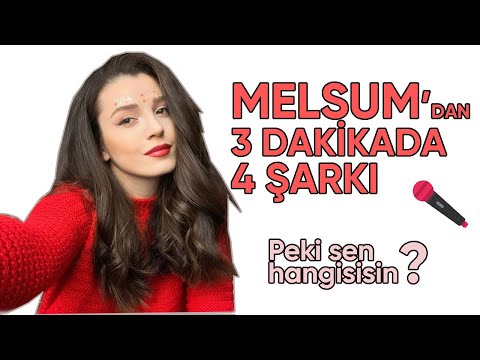 Melsum - 3 dakikada 4 şarkı - Peki sen hangi gruptasın?