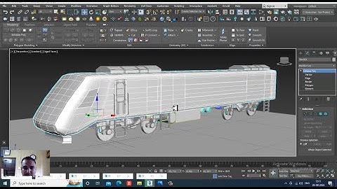 3DsMax Tutorials, Learn 3D Modeling  Vande Bharat Express Train from Scratch in 3Dsmax ( Part 5)