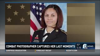Combat photographer captures her last moments