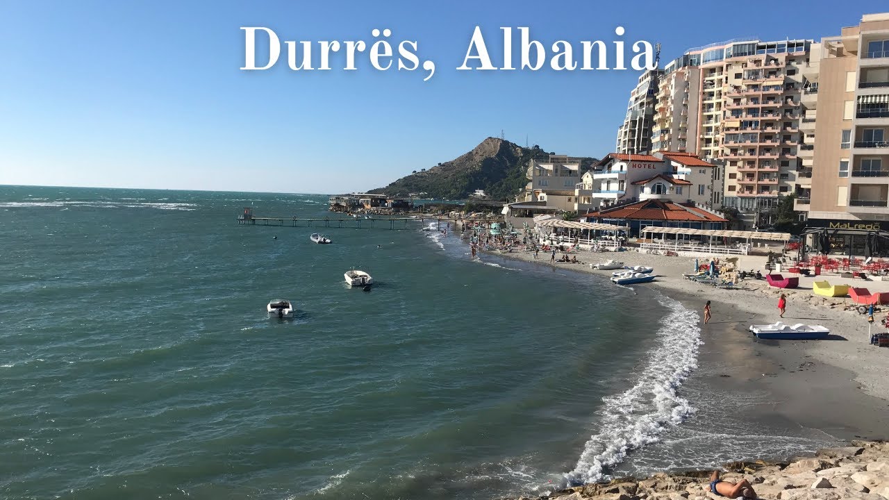A Walk Along the Beach in Durrës, Albania - Part 1