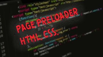 Анимация при загрузке сайта HTML, CSS | Урок 13