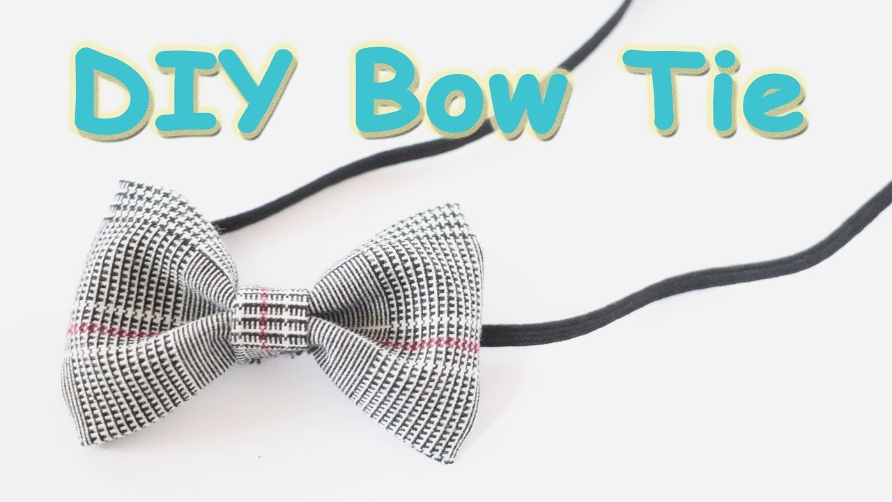 Bow Tie - How to Make a DIY Bow Tie - Easy Sewing Project - YouTube