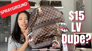 Sprayground in Paris Backpack Triple Unboxing and Review - LV Dupe? - YouTube