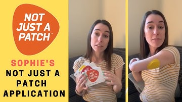 Sophie Applying Not Just a Patch | CGM Patch Easy Tutorial