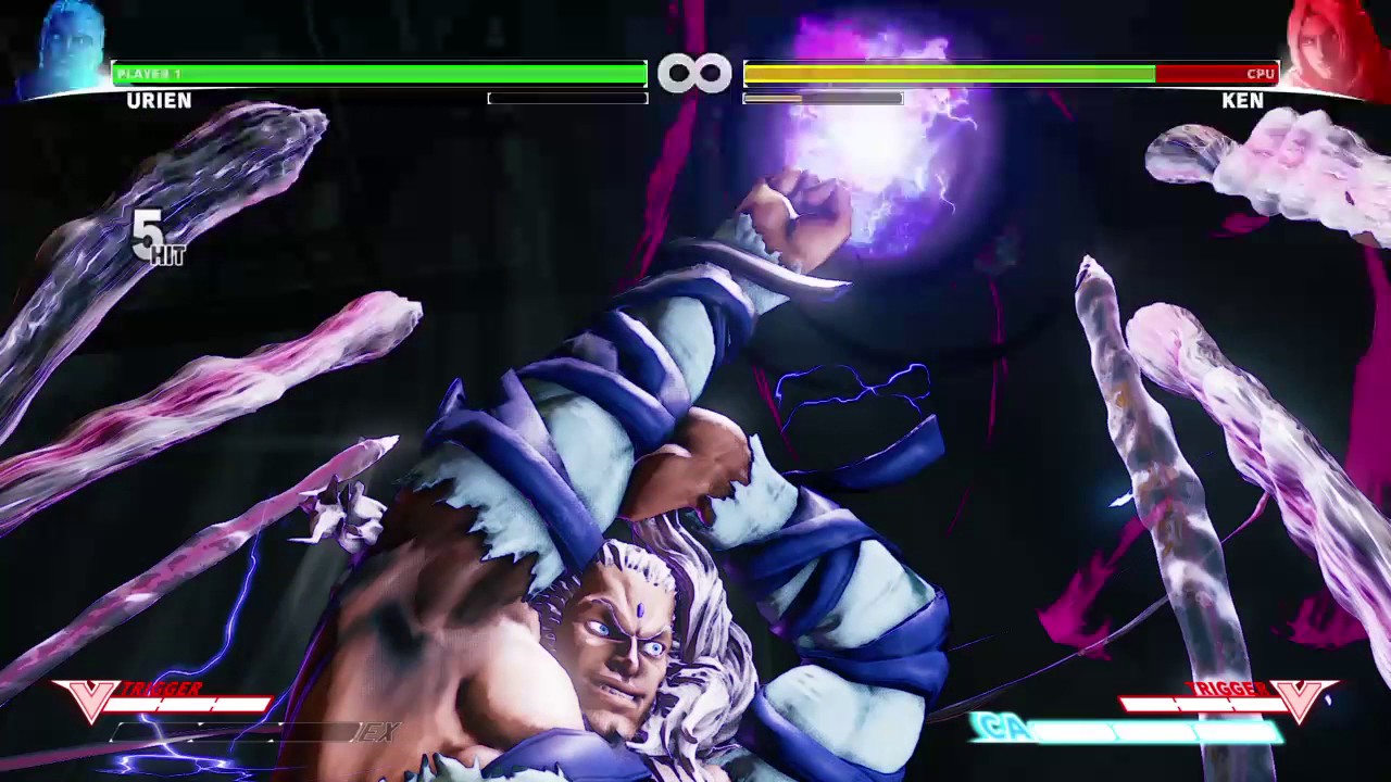 STREET FIGHTER V Yukihira Urien Special OTG Combo