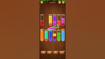 816 level Water sort - color sort game #gameshorts #watercolor #asmr #gameplay #shorts #play