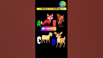 Memory Test 🤯||Riddles And Puzzles  For IQ Test||Emoji Puzzle Quiz||Part 16||#quiztime #shorts