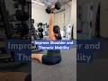 Working to improve thoracic extension and shoulder mobility. #physio  #mobility #spine  -#shoulder