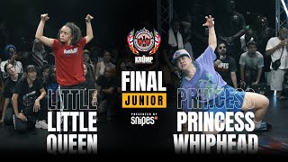 Little Queen vs Princess Whiphead | Junior Final | EBS Krump 2023