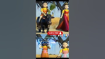 squid game doll mentality cute #squidgamedoll #squidgame #youtubeshorts #tickles #squidgameplot