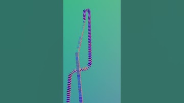 Mesmerizing Domino Cascade: Captivating Time-Lapse by Domino Wave | Shorts