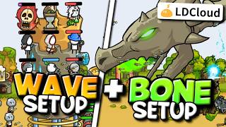 Ready for Bone Dragon!? Lightning & Town Archer Setup | 850k Waves Progression screenshot 3