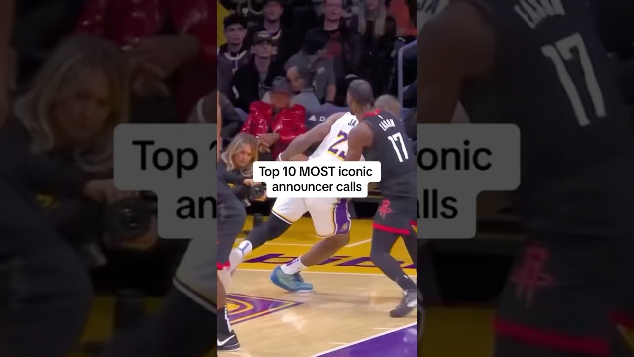 Top 10 MOST Iconic Announcer Calls!😂