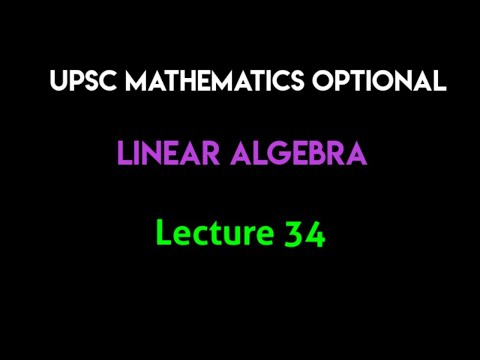 UPSC Mathematics Optional