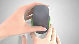 Inserting the Guardian™ 4 Sensor: Upper Arm