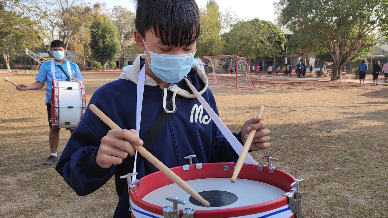 สยามานุสสติ วงดุริยางค์ฝึกหัดโรงเรียนบ้านเม็ก