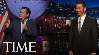 Ted Cruz Defeats Jimmy Kimmel In 'Blobfish' Charity Basketball Game | TIME