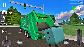 Trash Truck Simulator - Gameplay Walkthrough Part 1 ( iOS, Android )