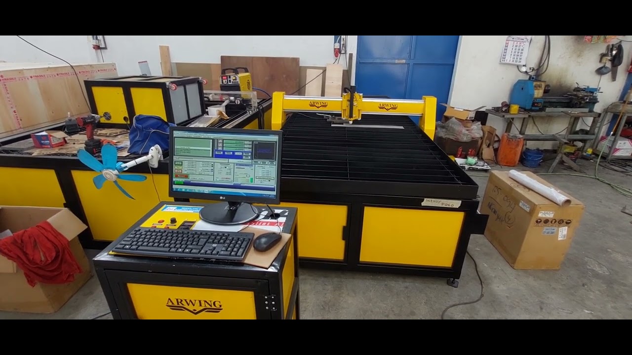 tes cnc plasma router v3 Bp.wendy poso - YouTube