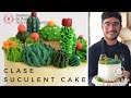 Clase Cactus Buttercream Cake - Cocina Expuesta El arte de hacer arte