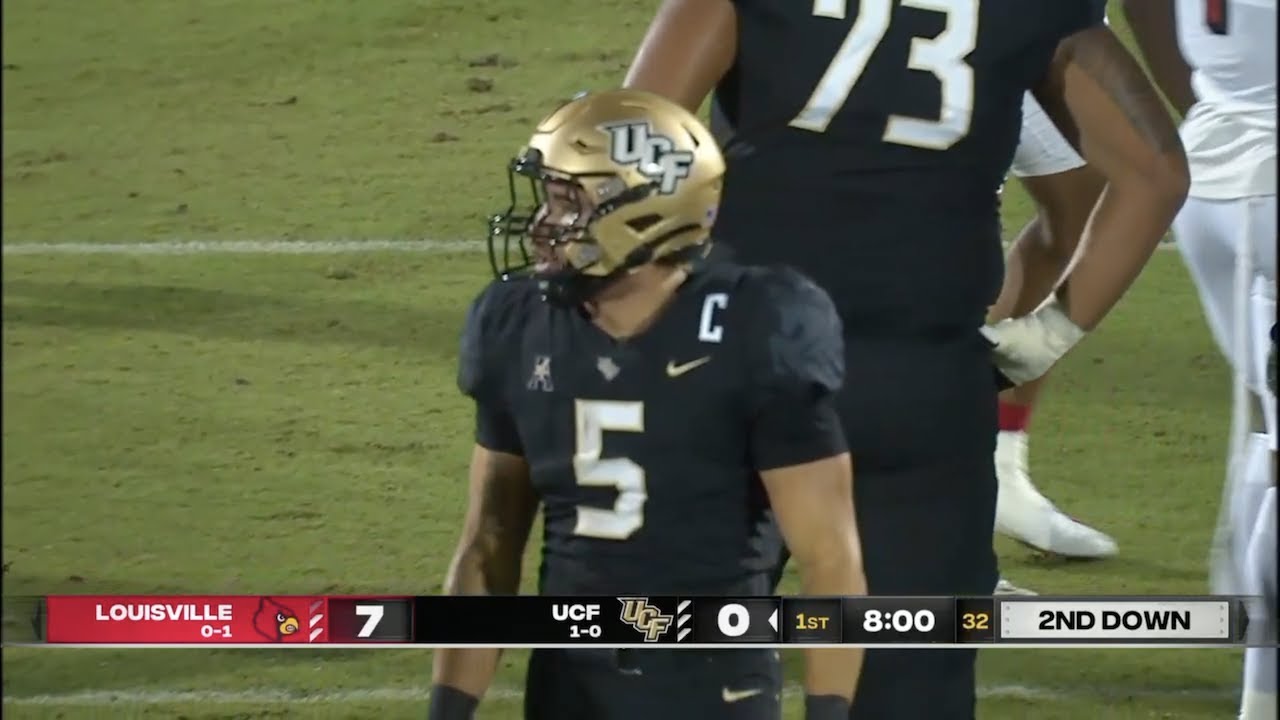 Isaiah Bowser (UCF RB #5) Vs. Louisville 2022