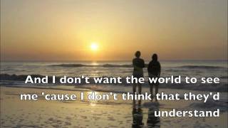 Video thumbnail of "Iris Goo Goo Dolls Lyrics"