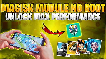 Magisk Module No Root | Unlock Max Performance and Fix Lag All Games