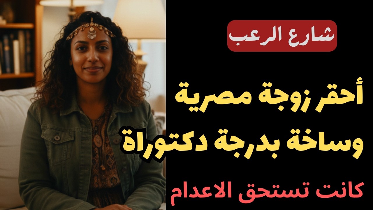 شارع الرعب ⛔  أحقر زوجة مصرية وsاخه بدرجة دكتوراه كانت تستحق الاعدام | قصص جريمة حقيقية