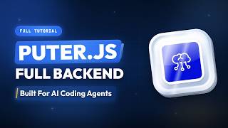 Puter.js: Full Backend For AI Agents, Auth, Storage, Database and 500+ LLMs