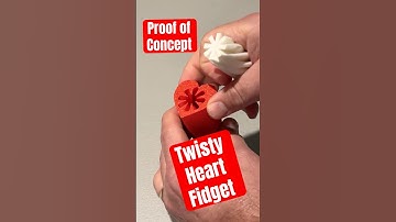 Tinkercad 3D printable Twisty Heart Fidget Like it or Love it?