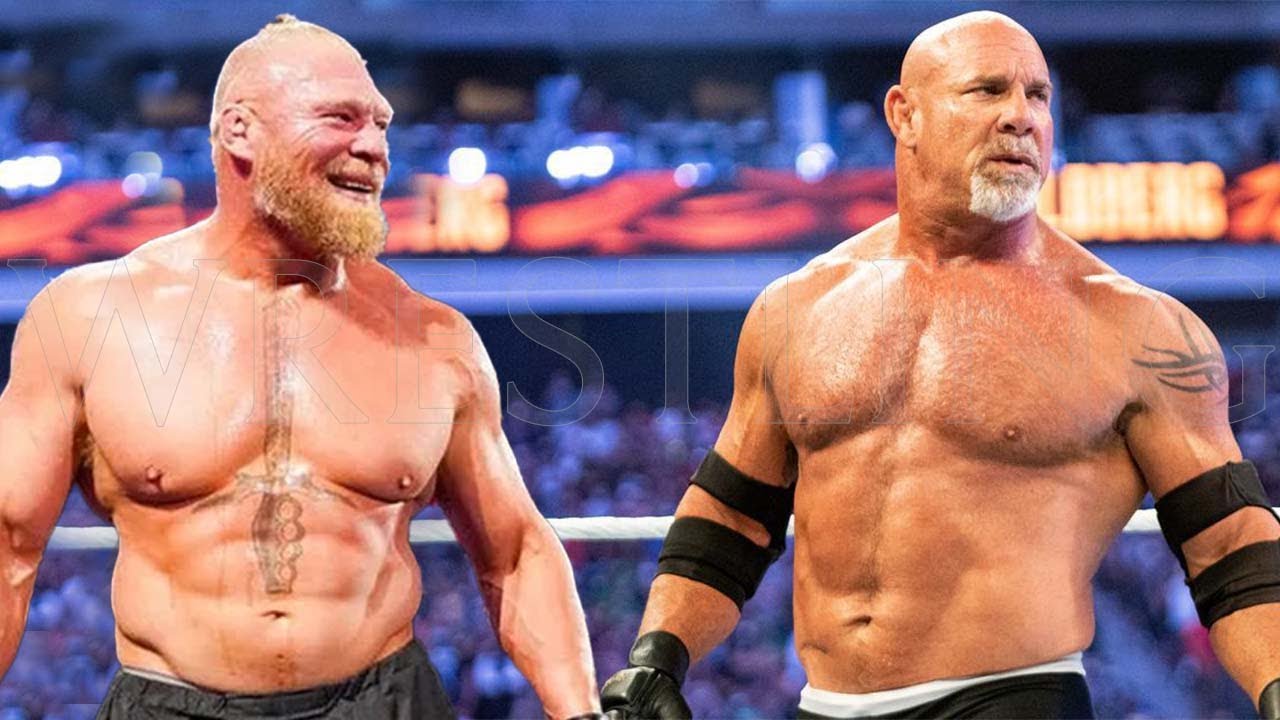 Goldberg vs Brock Lesnar Match Wrestling YouTube