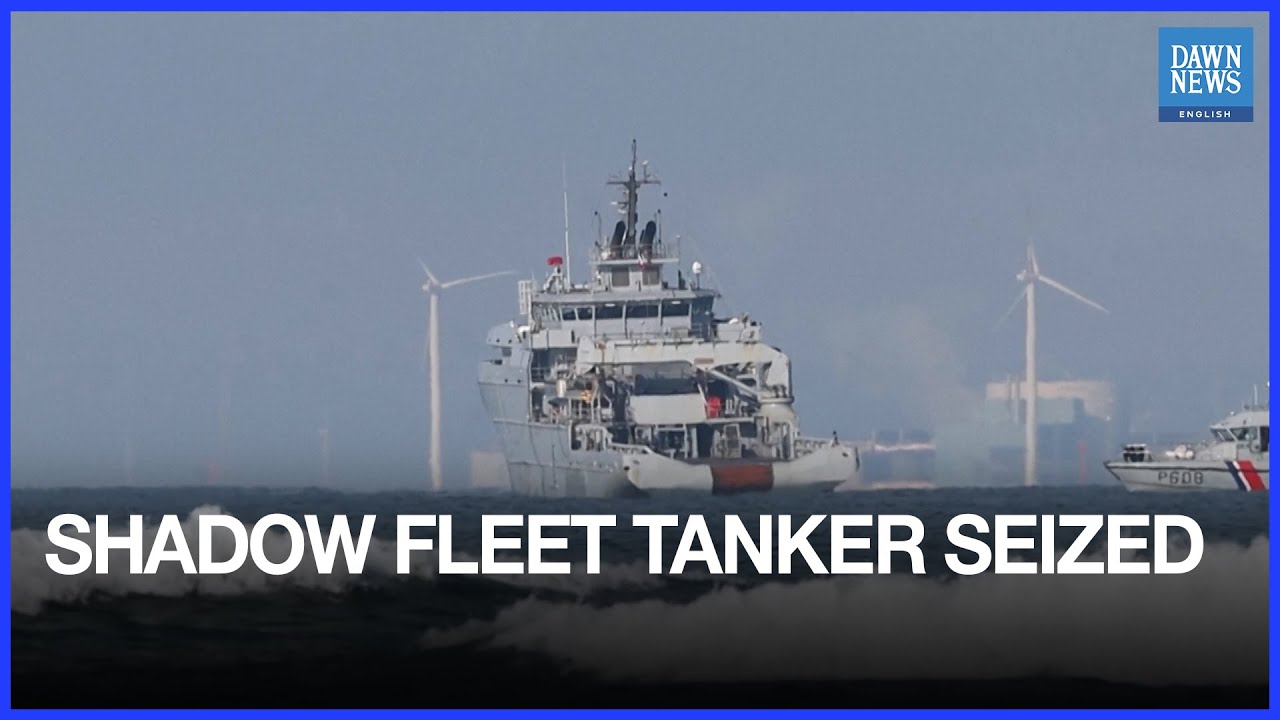 Suspected Russian Shadow Fleet Tanker Anchored After French Navy Seizure | Dawn News English