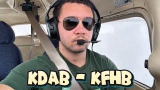 Gusting 26 into IMC! | Flight to Fernandina Beach Airport | KDAB - KFHB