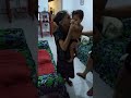 Vó Dedé dançando mais o Fernando neto