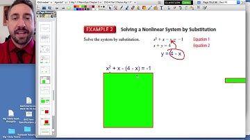 3.5 Notes: Solving Nonlinear Systems