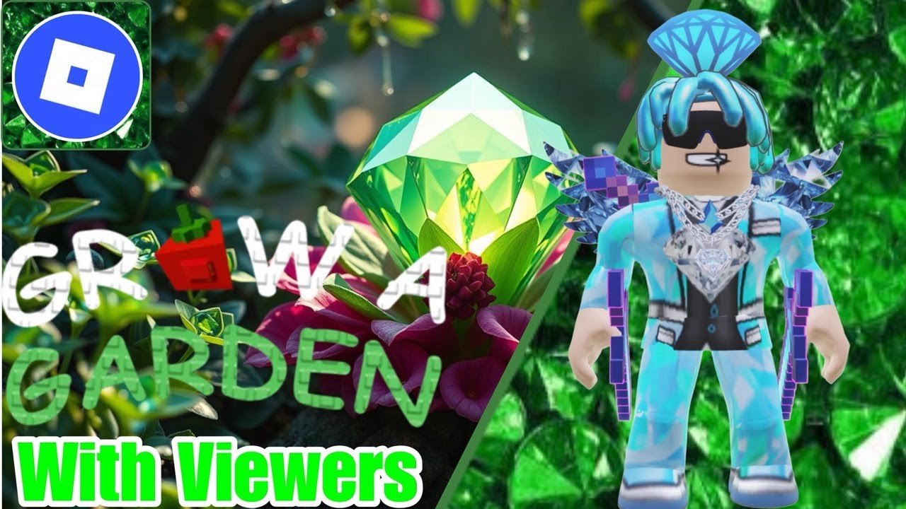 PLAYING GROW A GARDEN WITH VIEWERS | ROBLOX LIVE (8/26/25) - YouTube