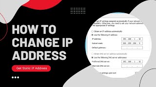How to change IP address in Windows 10: Get Static IP Address How To Change Ip Address On Windows 10 Works 101 Change Ip Address Windows 10 Easy