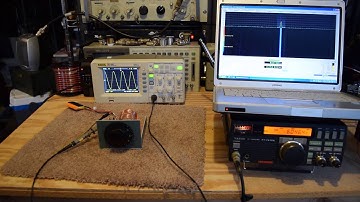 A really basic JFET Hartley oscillator.