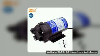 Coronwater RO Water Booster Pump, Reverse Osmosis Water System Pressure, 24V, 50gpd, 2500NH