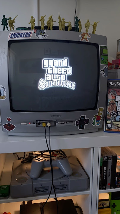 Turning a PS2 on and playing GTA San Andreas ⭐️⭐️⭐️⭐️⭐️⭐️ #sanandreas #gtasanandreas #ps2 #ps2games