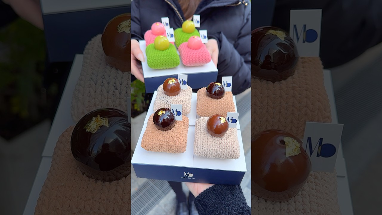 3dプリンターで作る編み物のようなモンブラン🧶