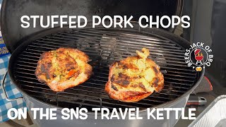 Stuffed Pork Chops on the SNS Travel Kettle!