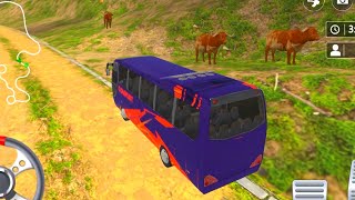 Offroad Bus Simulator 2022 Gameplay - Indian Bus Driving Sim - Bus Game #20 screenshot 5