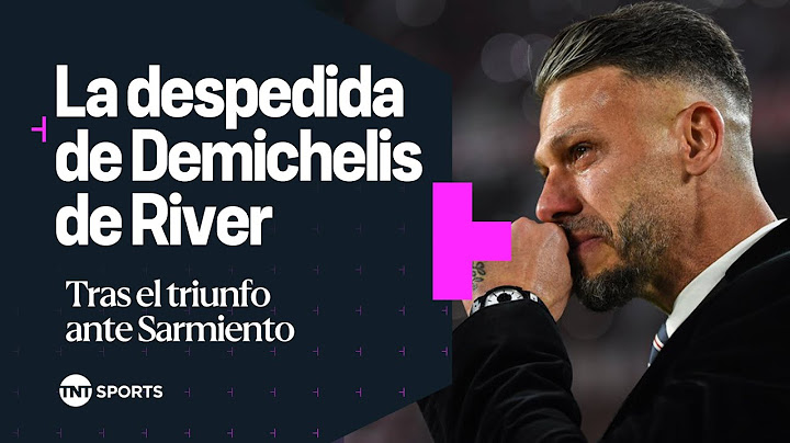 Así fue la despedida de Martín Demichelis tras el triunfo de River sobre Sarmiento