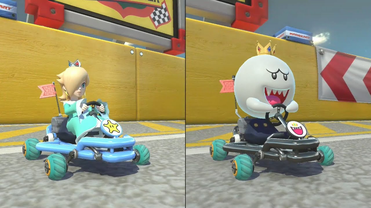初めての２プレイバトル！ロゼッタ、キングテレサでパックンVSスパイ！【マリオカート8】実況なし