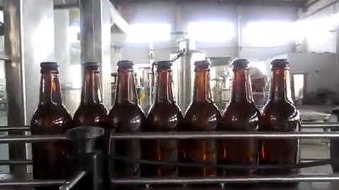 Automatic Glass Bottle Beer Filling Machine