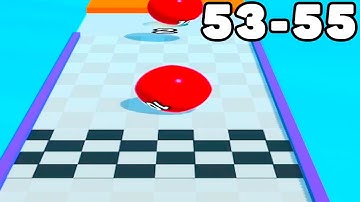 BALL RUN 2048 Walkthrough All Levels Gameplay Android,ios Level 53-55